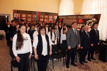 24.02.2026-Xocalı soyqırımının 34-cü ildönümü ilə bağlı tədbir